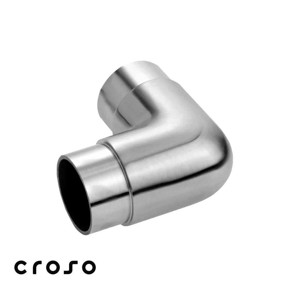 eckbogen 90° edelstahl v2a geschliffen