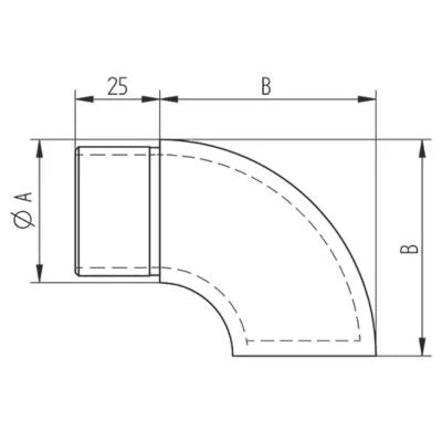 Endstück | Edelstahl V2A geschliffen