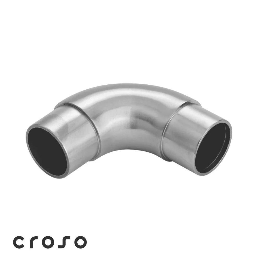 rundbogen 90° edelstahl v2a geschliffen