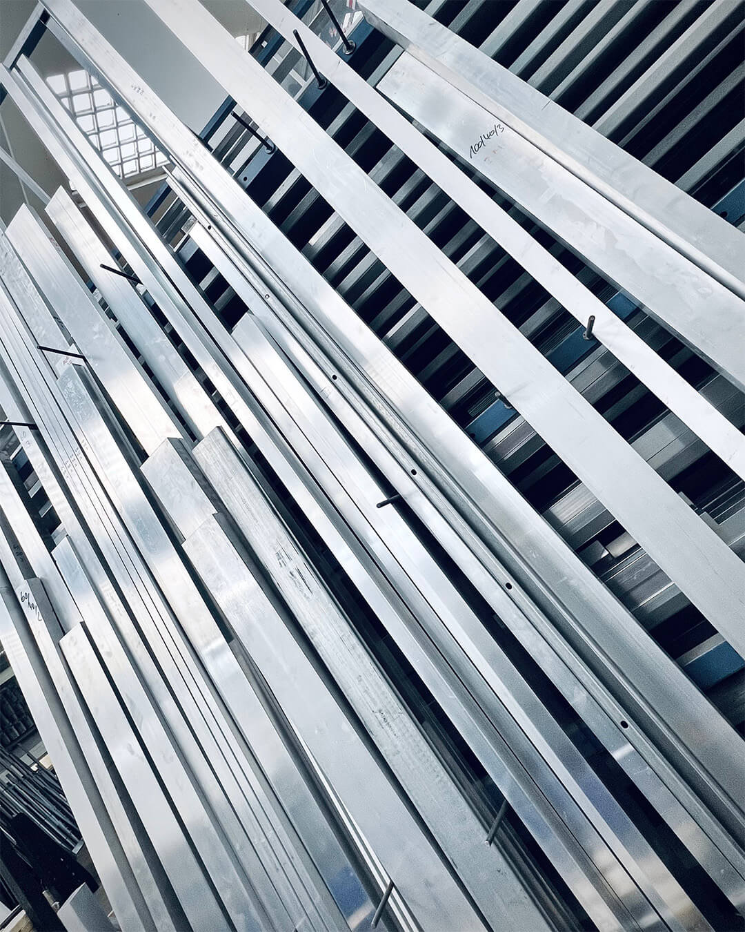 aluminium rohre bis 6 meter nebeneinander