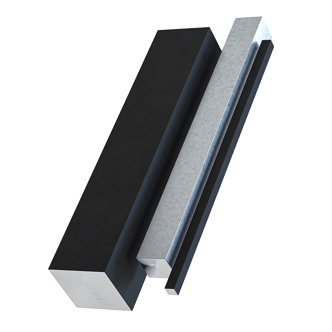 stahl und verzinkte vierkantprofile